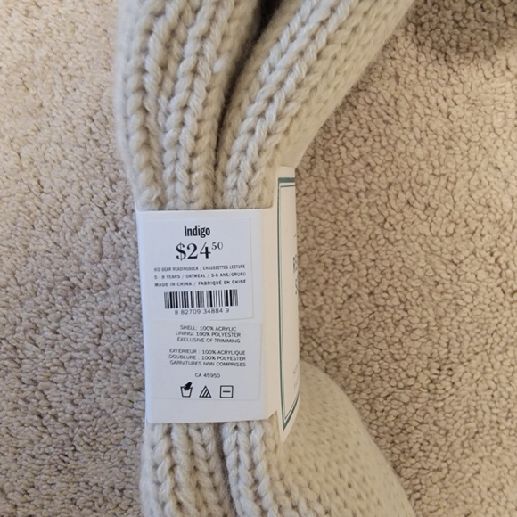 Indigo Reading Socks - Picture 4 of 4